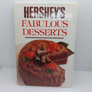 Vintage 1990's Hershey's Fabulous Desserts Hardcover Cookbook